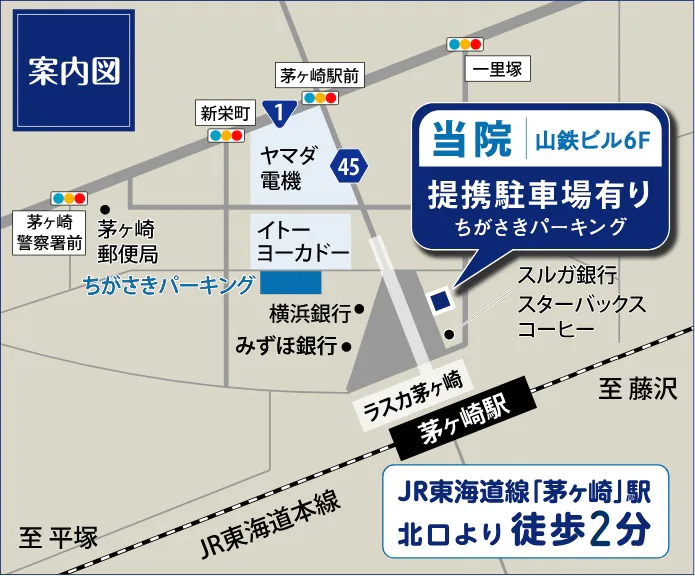 湘南いしぐろクリニック 案内図